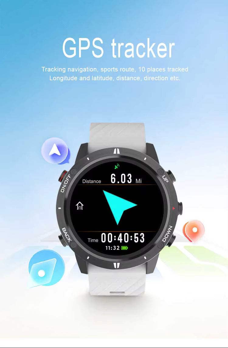 Smart Watch con Posicionamiento GPS y Pulsera Deportiva Bluetooth