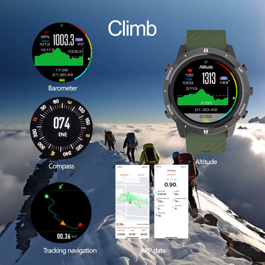 Smart Watch con Posicionamiento GPS y Pulsera Deportiva Bluetooth