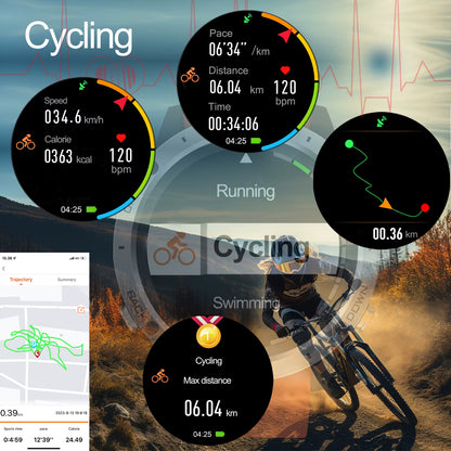 Smart Watch con Posicionamiento GPS y Pulsera Deportiva Bluetooth