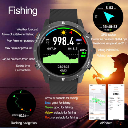 Smart Watch con Posicionamiento GPS y Pulsera Deportiva Bluetooth