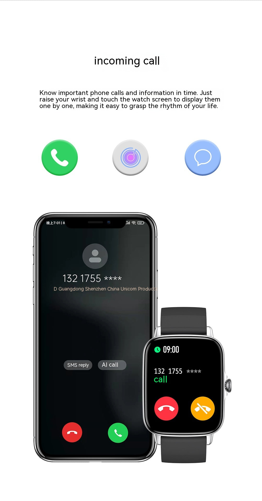 Smart Watch Bluetooth Frecuencia Cardíaca Presión Arterial Oxímetro Paso